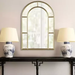 Kirklands Home Martha Stewart Gold Paned Arch Wall Mirror Online