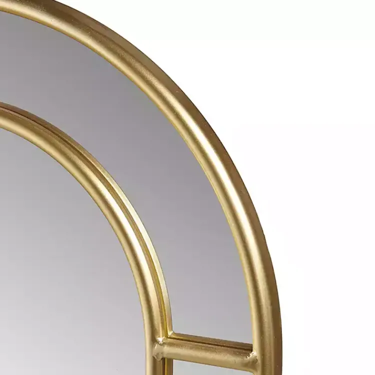 Kirklands Home Martha Stewart Gold Paned Arch Wall Mirror Online