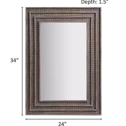 Kirklands Home Martha Stewart Naomi Wall Mirror Gray Best