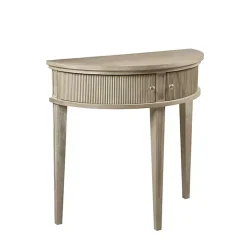 Kirklands Home Martha Stewart Half Moon Console Table Tan Online