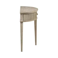 Kirklands Home Martha Stewart Half Moon Console Table Tan Online