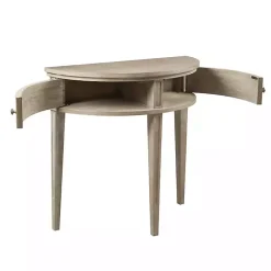Kirklands Home Martha Stewart Half Moon Console Table Tan Online