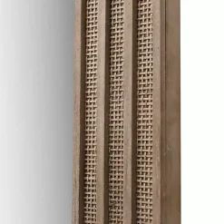 Kirklands Home Martha Stewart Natural Naomi Wall Mirror Brown Outlet