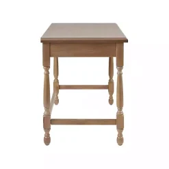 Kirklands Home Martha Stewart Natural Wood Turned Legs Desk Clearance