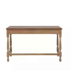 Kirklands Home Martha Stewart Natural Wood Turned Legs Desk Clearance