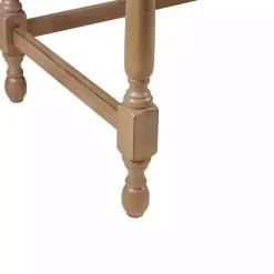 Kirklands Home Martha Stewart Natural Wood Turned Legs Desk Clearance