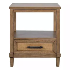 Kirklands Home Martha Stewart Toasted Almond Wood Nightsd Tan Sale