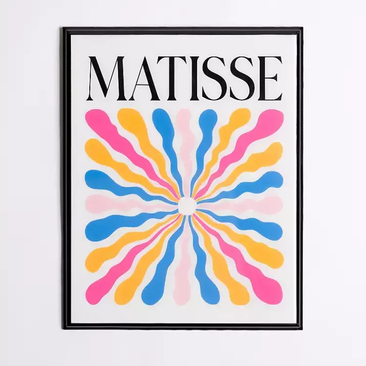 Kirklands Home Matisse Colorful Burst Wall Plaque Multi New