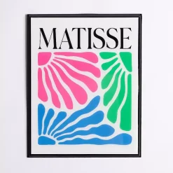 Kirklands Home Matisse Tricolor Floral Wall Plaque Multi New
