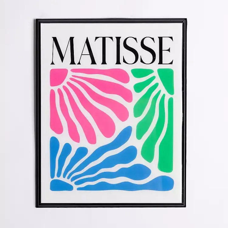 Kirklands Home Matisse Tricolor Floral Wall Plaque Multi New