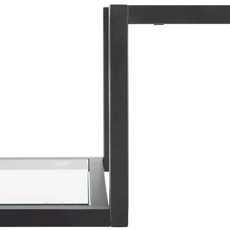Kirklands Home Matte Multi Level Console Table Black Clearance