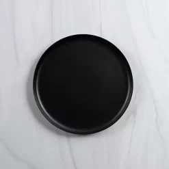 Kirklands Home Matte Simple Things Salad Plate Black Outlet