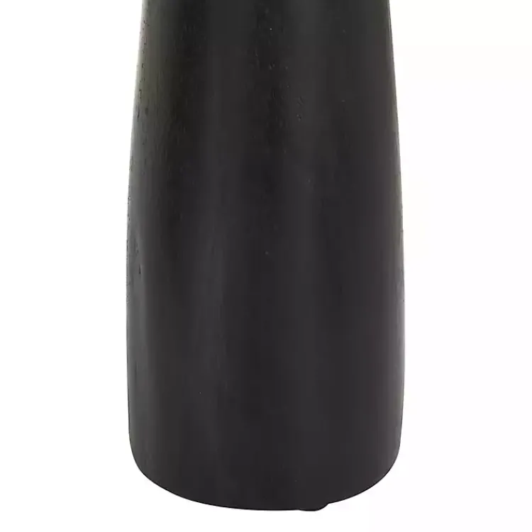 Candle Holders>Kirklands Home Matte Wood T-Shape Candle Holders, Set of 3 Black