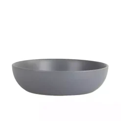Kirklands Home Matte Charcoal Serving Bowls, Set of 2 Gray Clearance