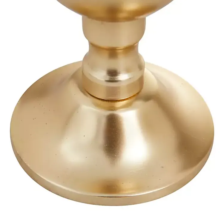 Candle Holders>Kirklands Home Matte Metal 3-pc. Pillar Candle Holder Set Gold