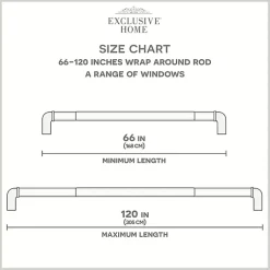 Kirklands Home Matte Silver Hyde Wrap Around Curtain Rod, 120 in. Sale