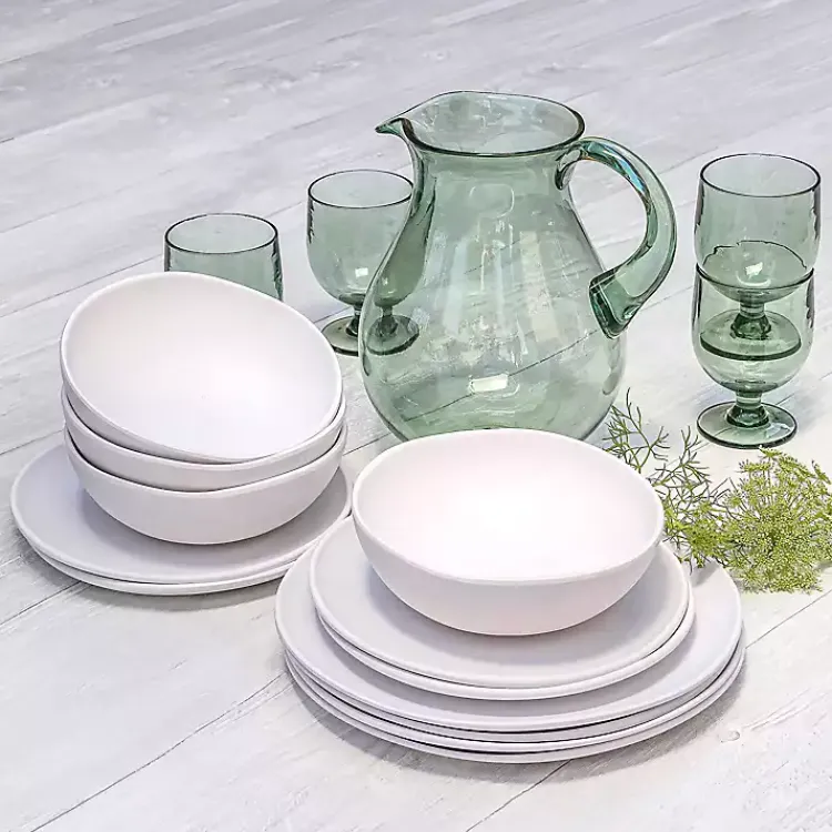 Kirklands Home Matte Melamine Coupe Dinner Plates, Set of 6 White Best