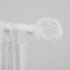 Kirklands Home Matte White Open Sphere Curtain Rod, 72 in. Sale
