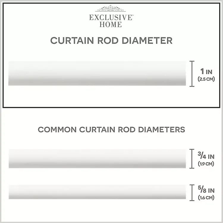 Kirklands Home Matte White Open Sphere Curtain Rod, 72 in. Sale
