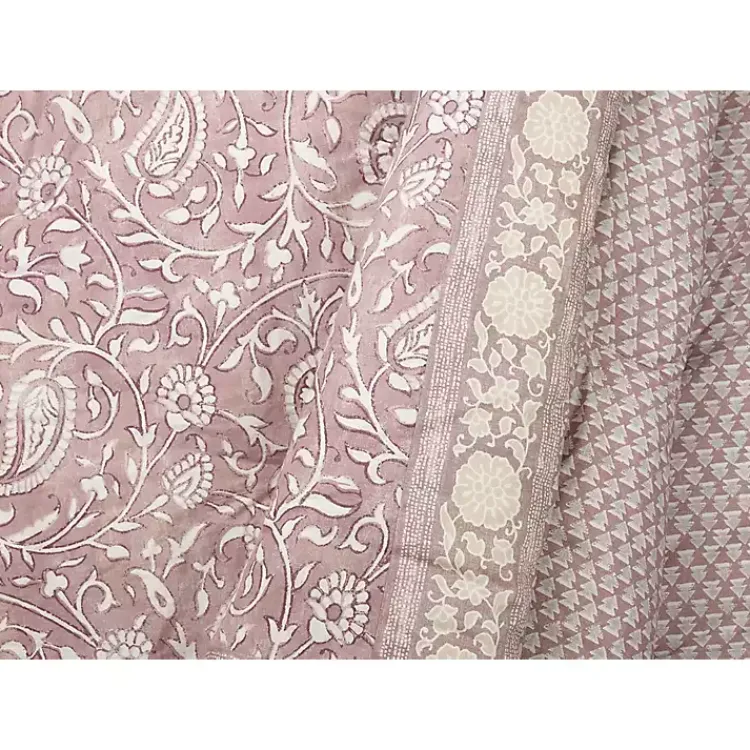 Kirklands Home Mauve Scorro 5-pc. King Comforter Set Purple Outlet
