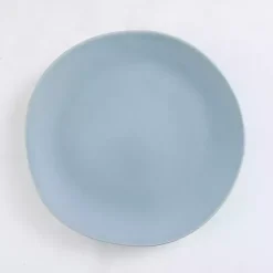 Kirklands Home Maya Sky Reactive Dinner Plate Blue New