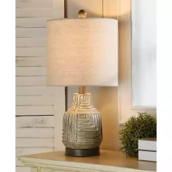 Kirklands Home Maze Design Table Lamp Tan Clearance
