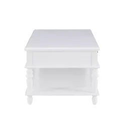 Kirklands Home McGhie 2-Drawer Coffee Table White Discount