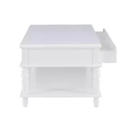 Kirklands Home McGhie 2-Drawer Coffee Table White Discount