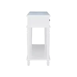 Kirklands Home McGhie 2-Drawer Console Table White