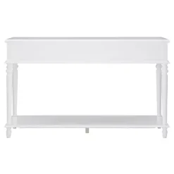 Kirklands Home McGhie 2-Drawer Console Table White