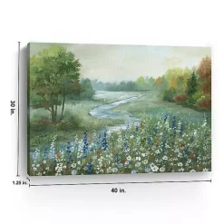 Kirklands Home Meandering Stream Canvas Art Print Sale