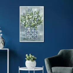 Kirklands Home Mediterranean Bouquet II Framed Canvas Art Print Clearance