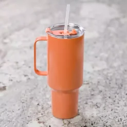Kirklands Home Melon Otto 40 oz. Insulated Tumbler Orange Best