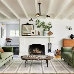 Kirklands Home Merrick Emily Henderson x RugsUSA Area Rug, 6x9 Hot