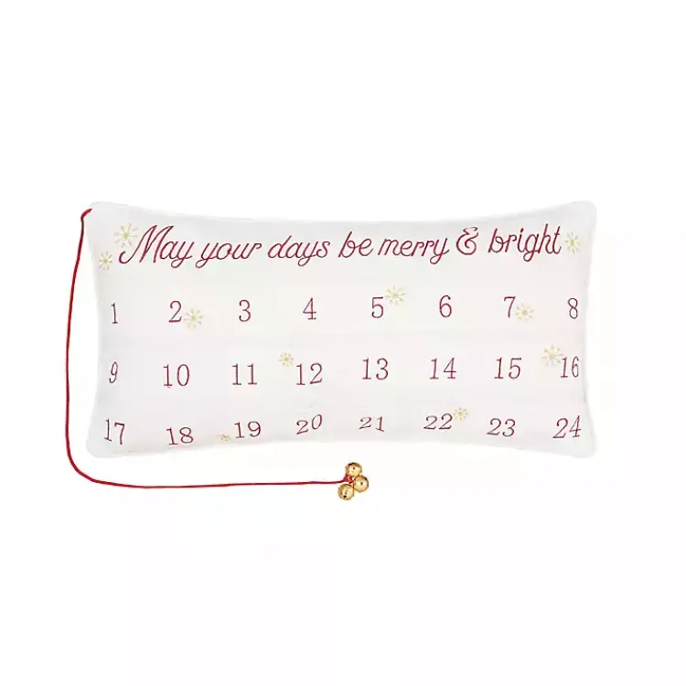 Christmas Pillows>Kirklands Home Merry & Bright Advent Calender Lumbar Pillow