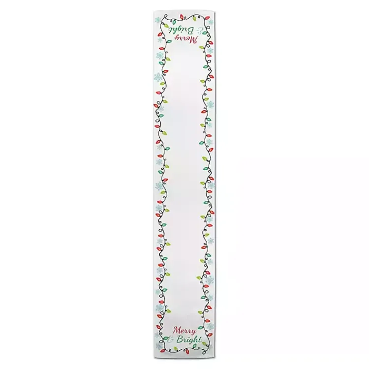 Kirklands Home Merry and Bright with Lights Table Runner, 72 in. Multi Online
