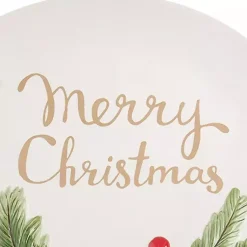 Kirklands Home Merry Christmas Round Serving Platter Sale