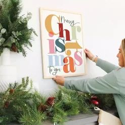 Christmas Art & Wall Decor>Kirklands Home Merry Christmas to You Wall Plaque Multi