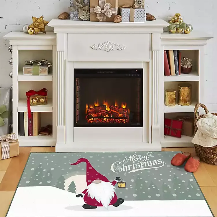 Christmas Decorations>Kirklands Home Merry Gnome Christmas Accent Rug, 2x3 Multi