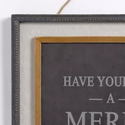 Christmas Art & Wall Decor>Kirklands Home Merry Little Christmas Hanging Wall Plaque