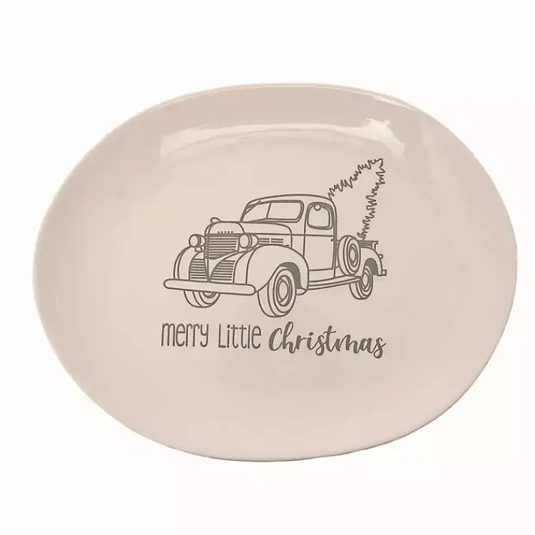 Kirklands Home Merry Little Christmas Truck Serving Platter Sale