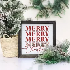 Christmas Art & Wall Decor>Kirklands Home Merry Merry Christmas Wall Plaque