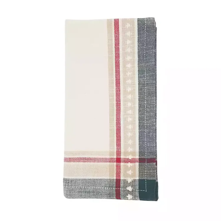 Kirklands Home Merry Pines Cotton Napkins, Set of 4 Discount