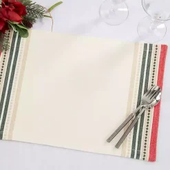 Kirklands Home Merry Pines Cotton Placemats, Set of 4 Online