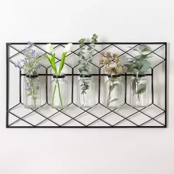 Kirklands Home Metal Wire and Bottles Wall Plaque Sale