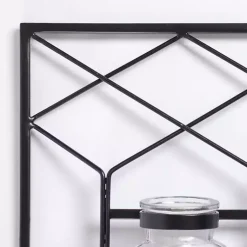 Kirklands Home Metal Wire and Bottles Wall Plaque Sale