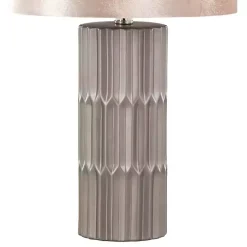 Kirklands Home Metallic and Champagne Tanya Table Lamp Brown Sale