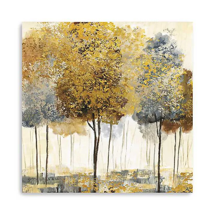 Kirklands Home Metallic Forest I Canvas Art Print, 40x40 in. Online