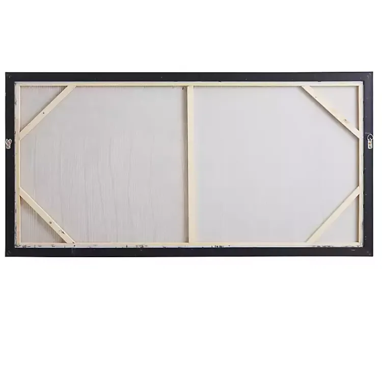 Kirklands Home Metallic Abstract Field Framed Canvas Print Gold Online