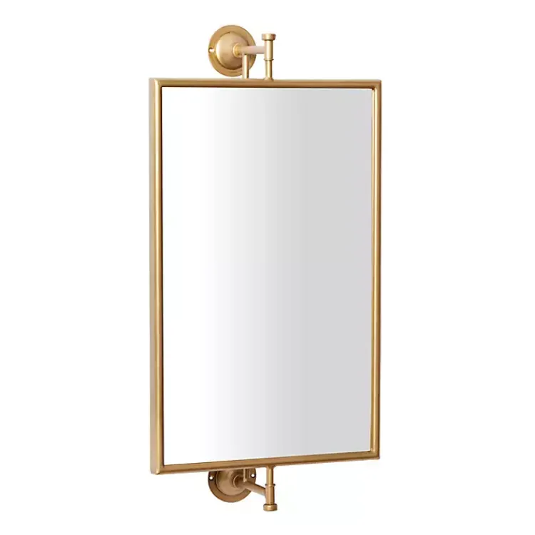 Kirklands Home Metallic Metal Frame Wall Mirror Gold Discount